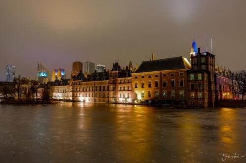 Den Haag bij nacht Binnenhof buitenkant