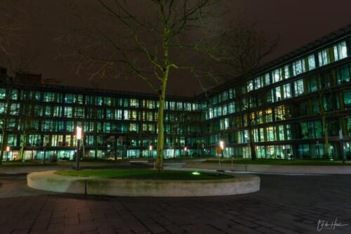 Den Haag bij nacht ministerie van financiën