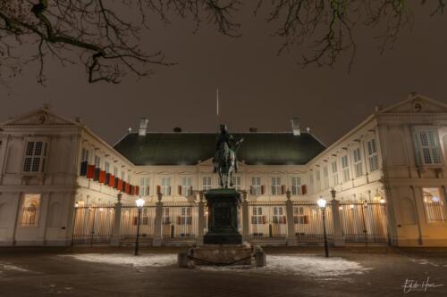 Den Haag bij nacht Paleis Noordeinde (1)