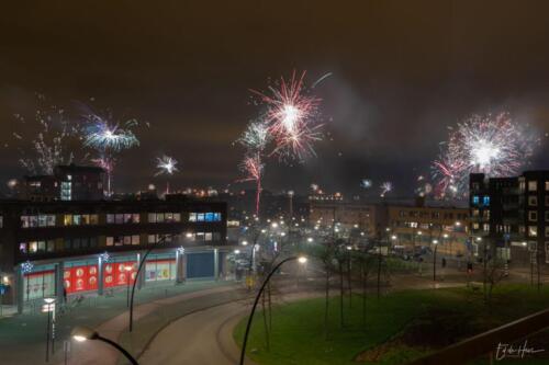 Den Haag bij nacht vuurwerk oud en nieuw (1)