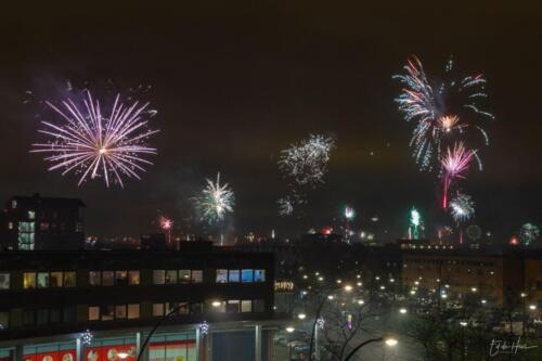 Den Haag bij nacht vuurwerk oud en nieuw (2)